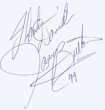 James Burton Autograph.