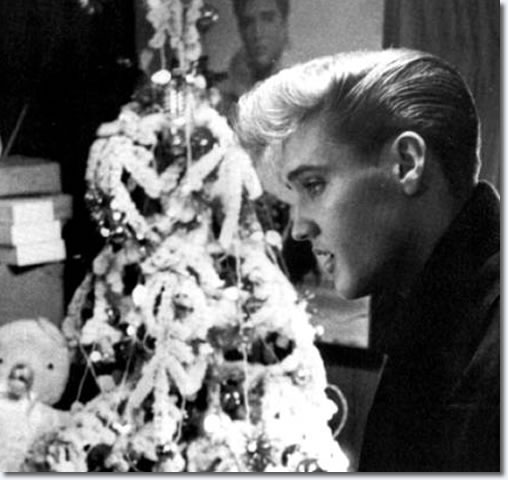 Elvis at Graceland, Christmas 1957.