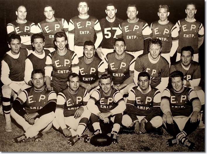 Elvis Presley's Football Team.