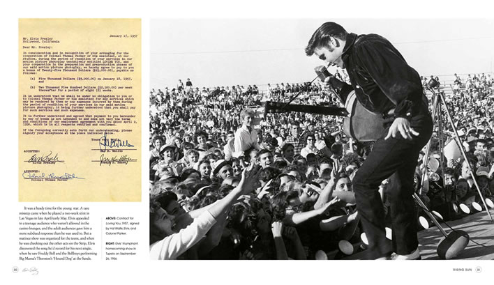 'Elvis: The Legend: The Authorized Book from the Graceland Archives' Hardcover Book.