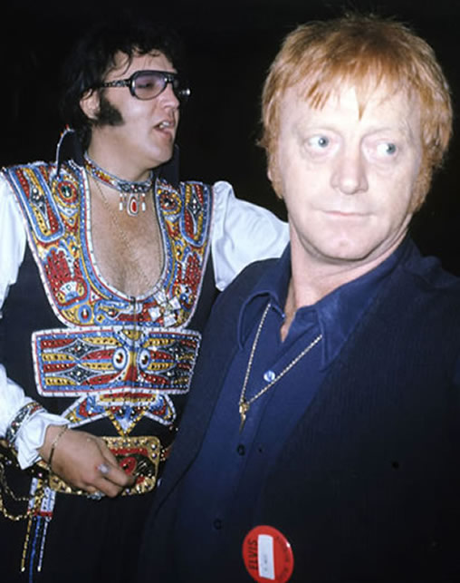 Elvis Presley and Red West.